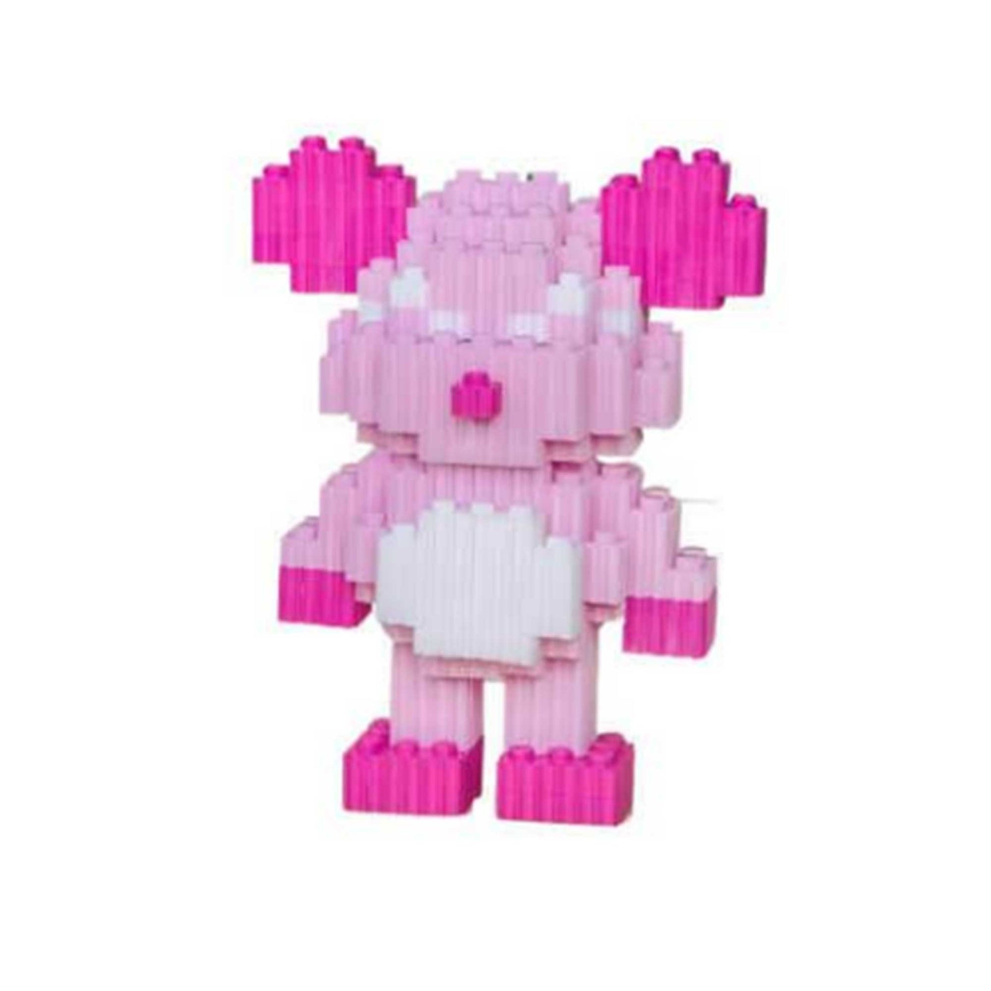 Small Pink Standing Bear